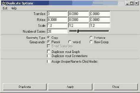   Duplicate Options